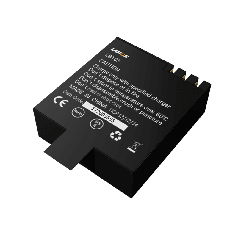 3.7V 1200mAh 1203030 聚合物鋰電池 運動相機電池，鈷酸鋰材料