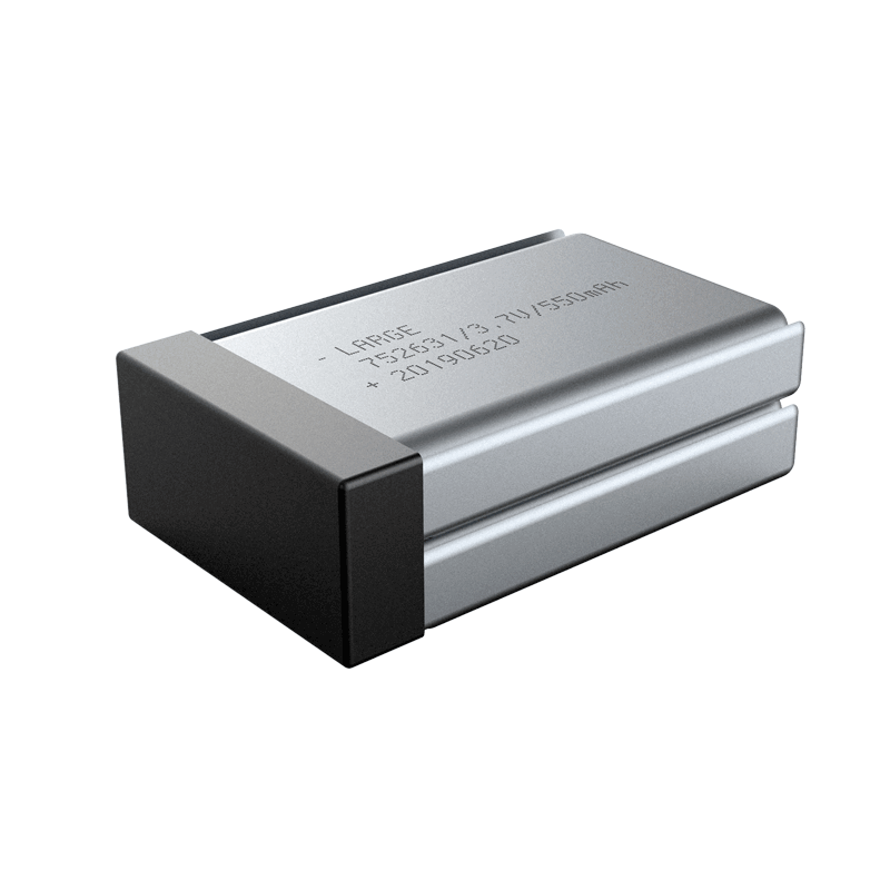 7.4V 550mAh 752631 手持測試儀聚合物鋰電池，鈷酸鋰材料