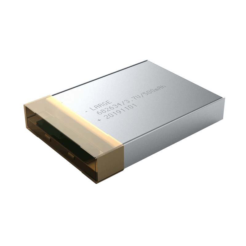 3.7V 500mAh 682634 寵物追蹤器聚合物鋰電池，鈷酸鋰材料
