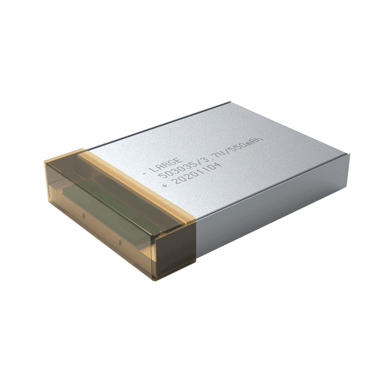 3.7V 550mAh 醫(yī)療輔助裝置模塊 聚合物鋰電池，鈷酸鋰材料
